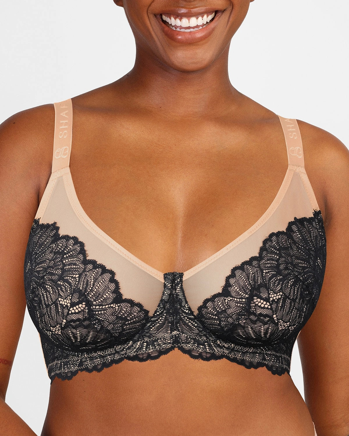 Women's Clothing For Everyday Wear Supportive Unlined Lace Underwired Bra