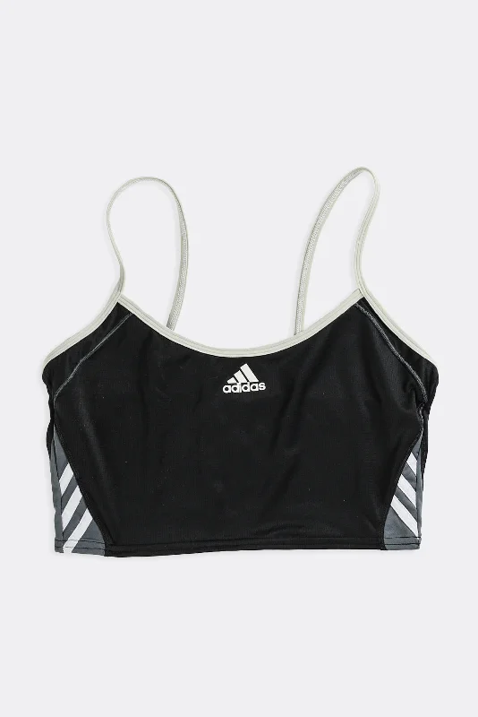 Women's Formal Apparel Rework Adidas Athletic Bra Top - L