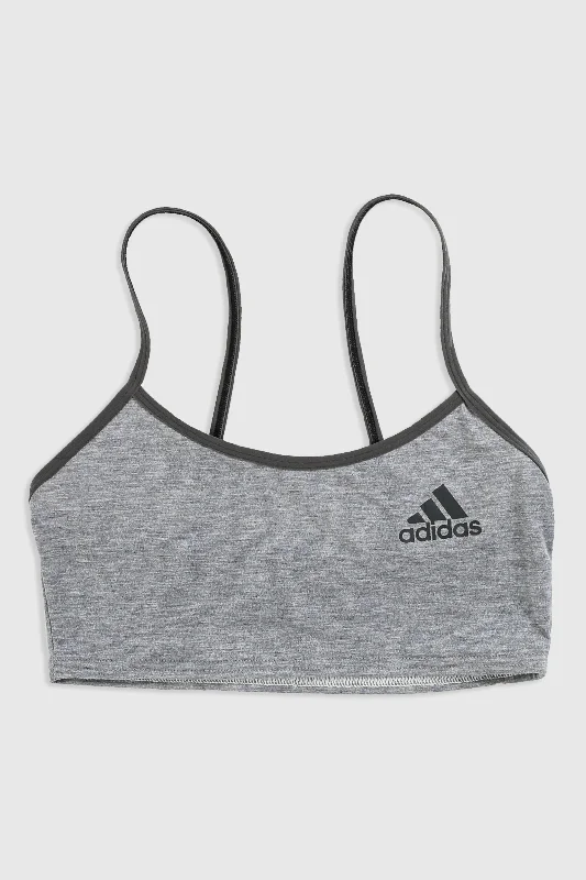 Women's Plus-Size Attire Rework Adidas Bra Top - L