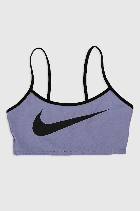 Women's Vacation Attire Rework Nike Athletic Bra Top - M