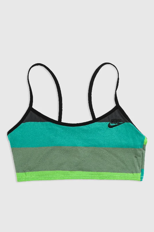 Women's Comfy Attire For Lounging Rework Nike Bra Top - L