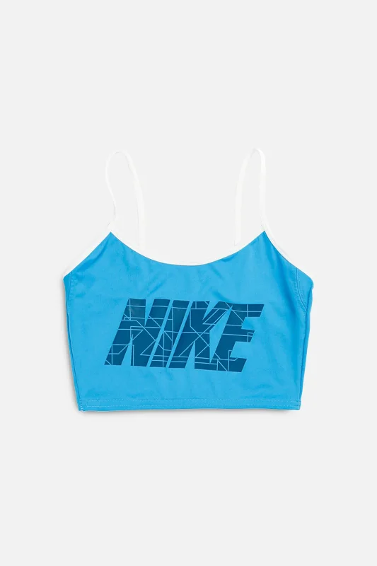 Women's Athletic Outfit Rework Nike Bra Top - S