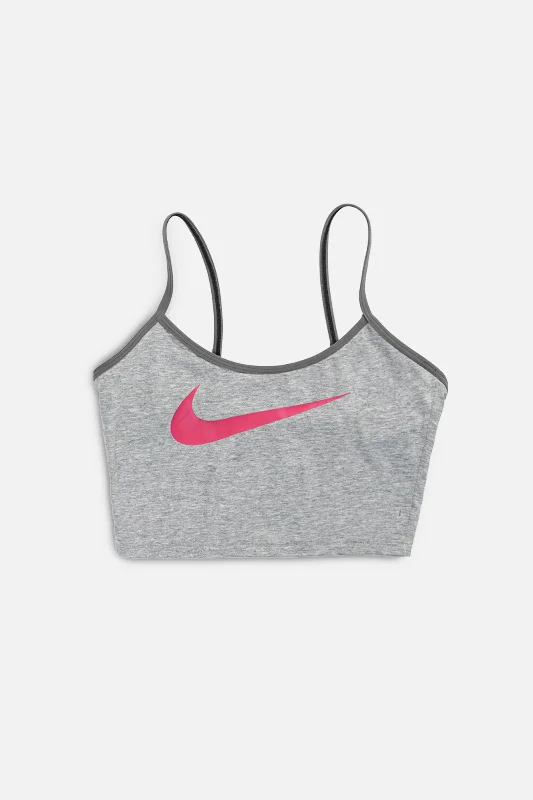 Women's Evening Clothing Rework Nike Bra Top - S