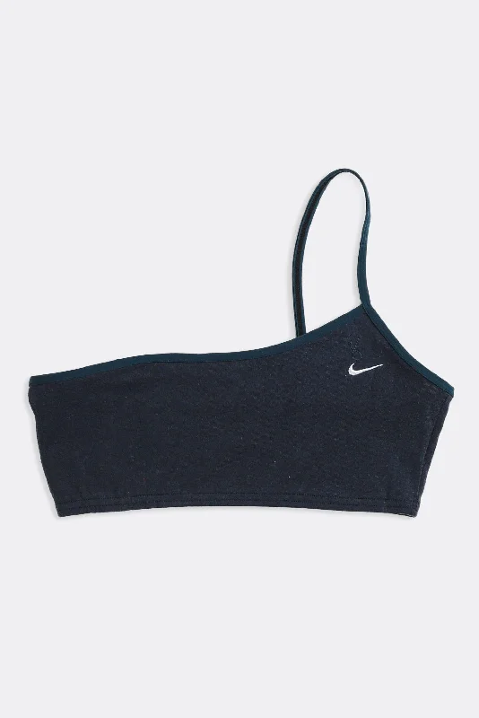 Women's Outdoor Activity Garments Rework Nike One Shoulder Bra Top - XS, S, M, L, XL